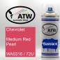Preview: Chevrolet, Medium Red Pearl, WA5316 / 72U: 400ml Sprühdose, von ATW Autoteile West.